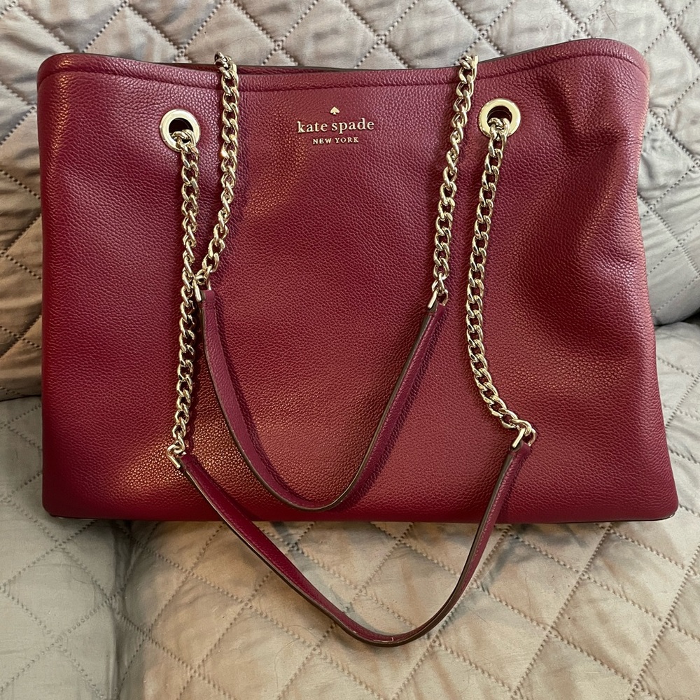 Kate Spade - burgundy/ purple purse